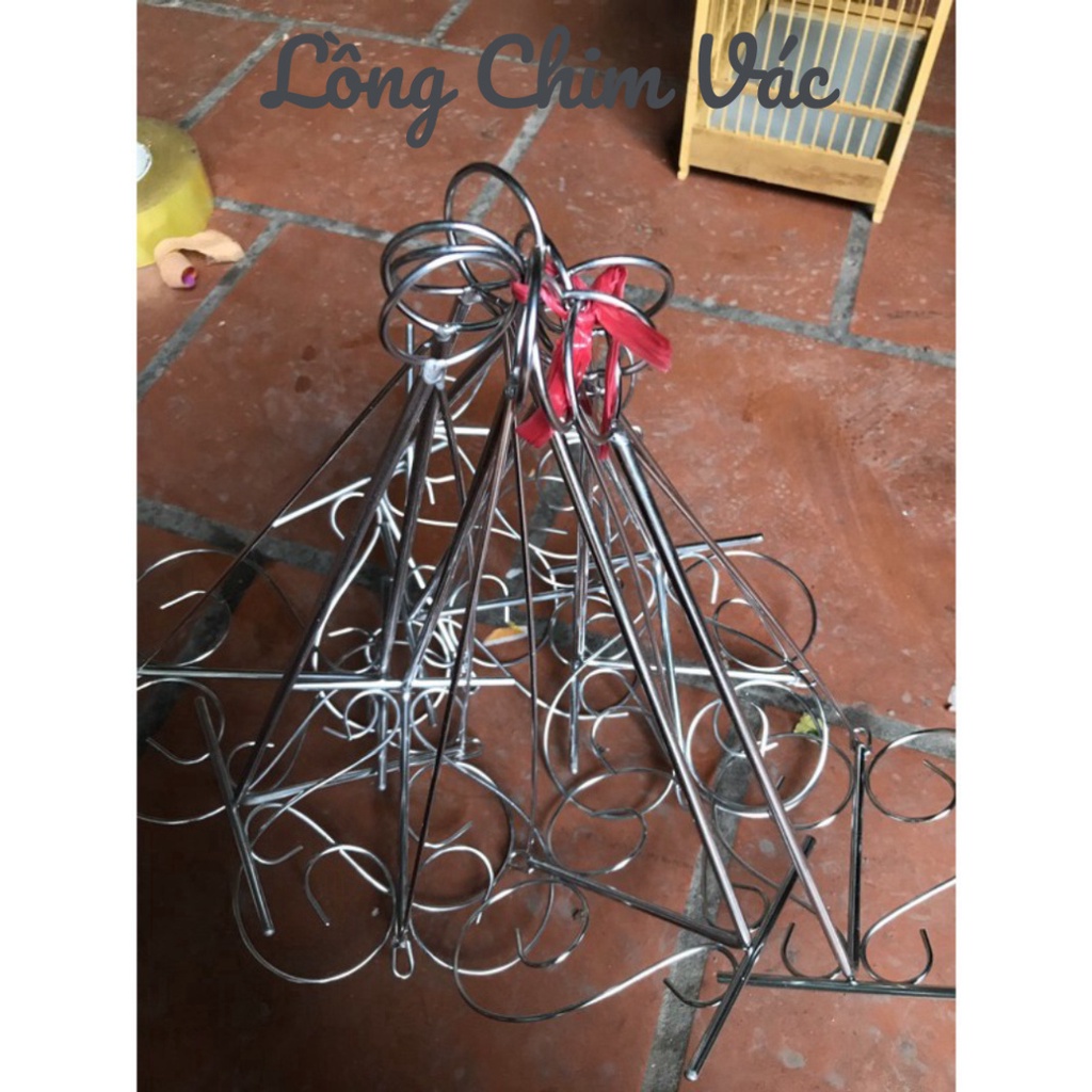 MÓC TREO TƯỜNG TREO LỒNG HOA VĂN BÁN LẺ 30/1c - Lồng Chim Vác