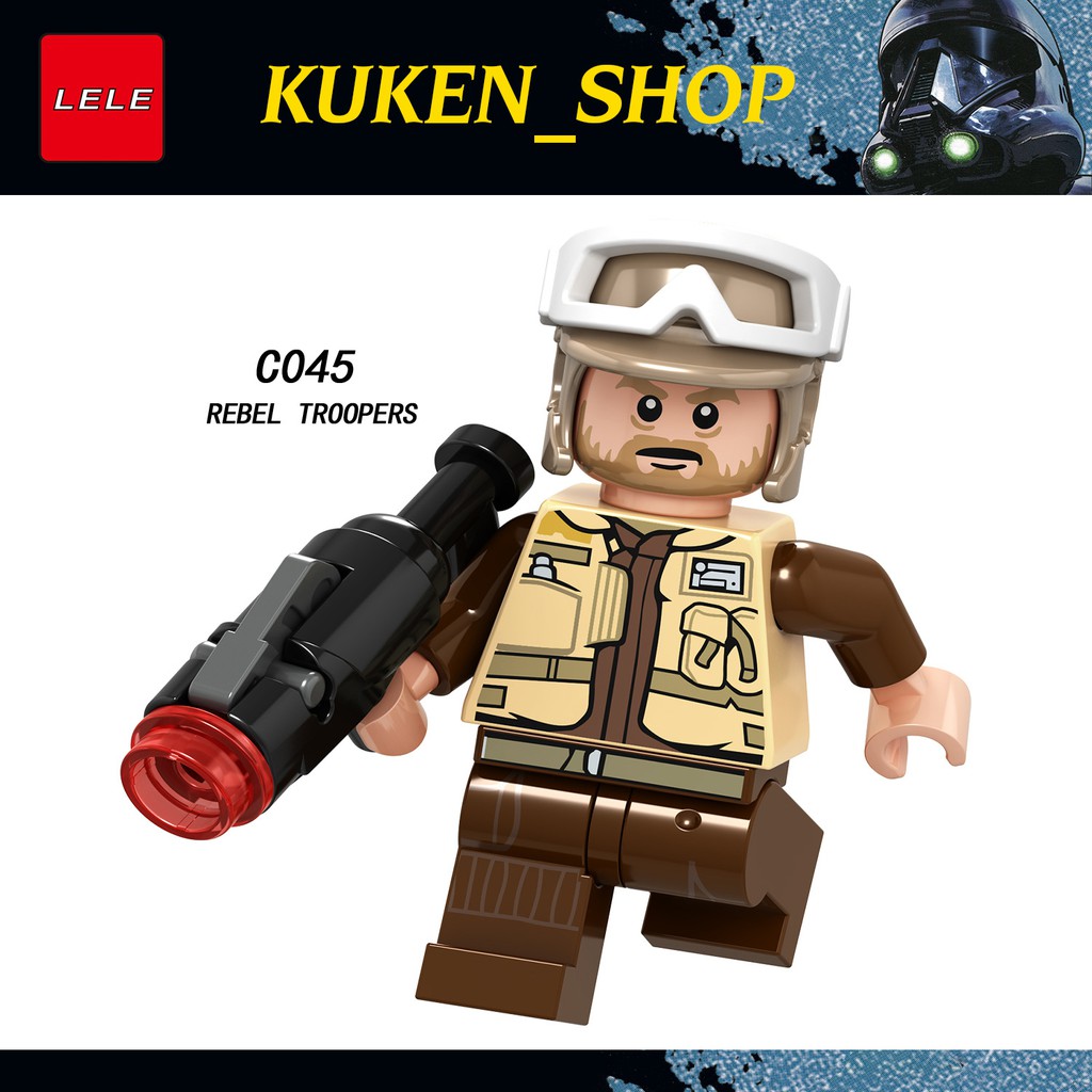 Minifigures Star Wars Các Mẫu Nhân Vật Troopers C041 C042 C043