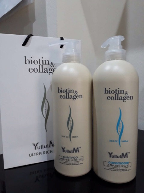 Cặp dầu gội xả Biotin Collagen YuiLui M 1000ml | BigBuy360 - bigbuy360.vn