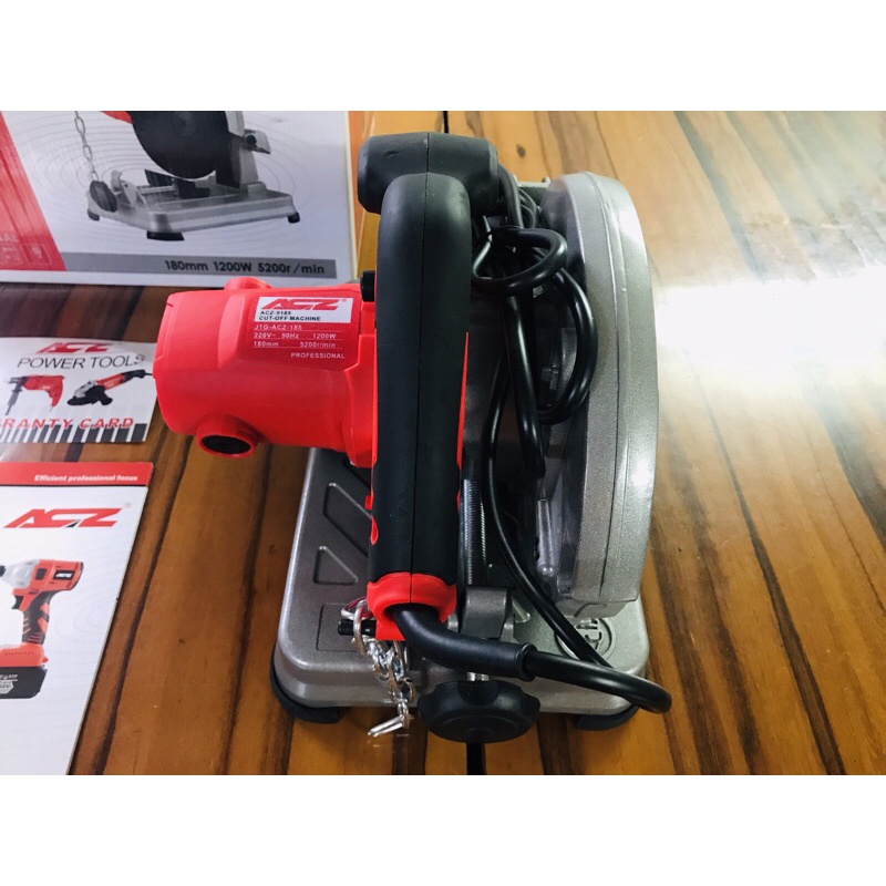 MÁY CẮT SẮT ACZ 9185 MINI 180MM CHÍNH HÃNG MALAYSIA THẾ HỆ MỚI 2022 NEW 100%
