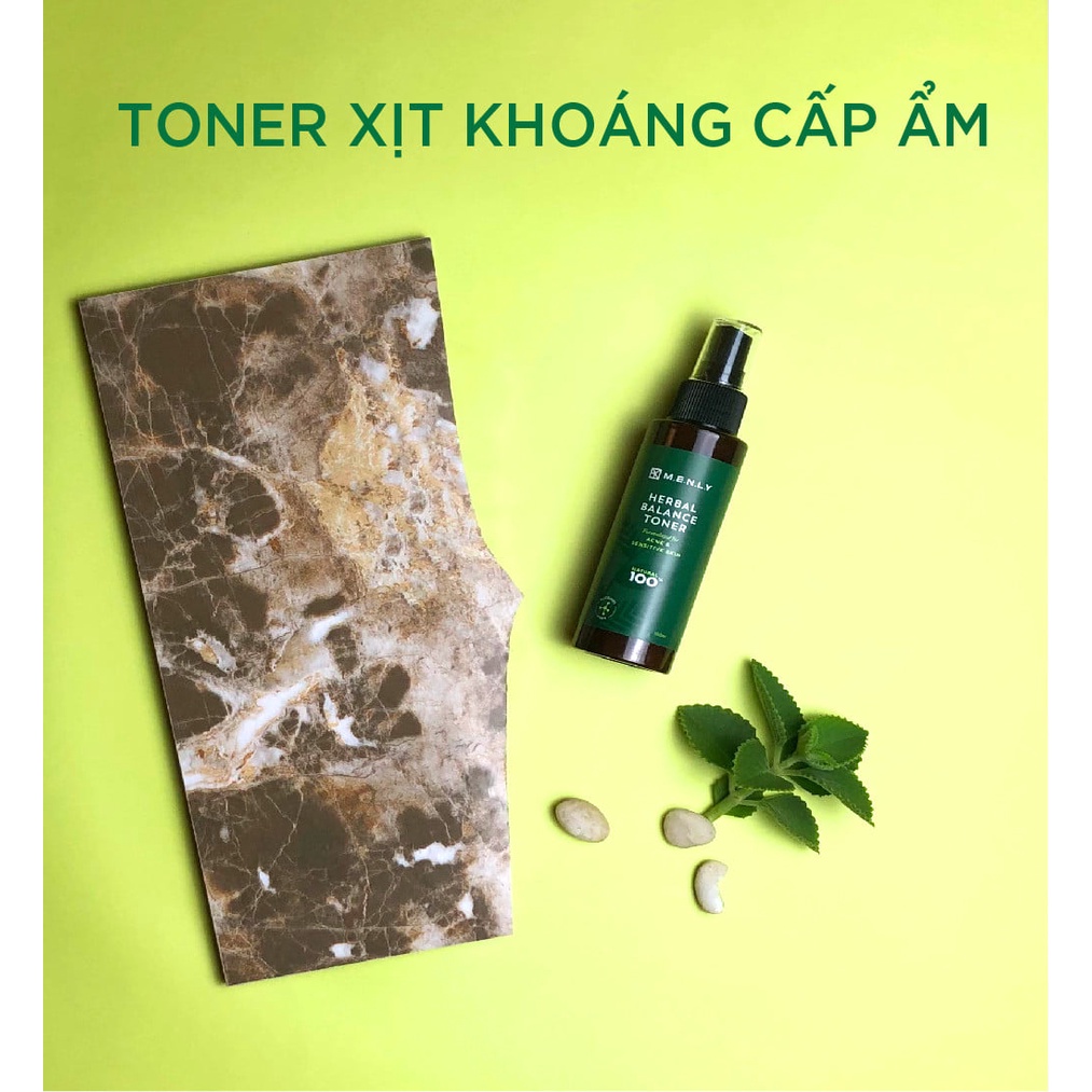 Toner cấp ẩm, se khít lỗ chân lông cho da mụn nhạy cảm Menly 100ml