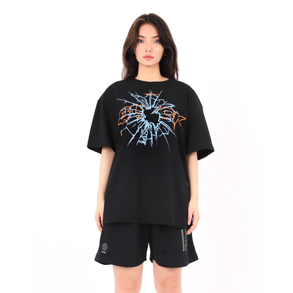 Áo thun BLVCK BROKEN - 2 màu (Trắng, đen) | BigBuy360 - bigbuy360.vn