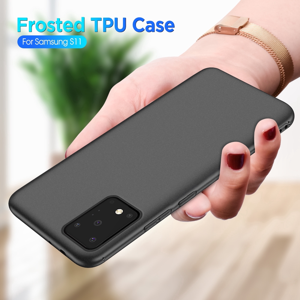 For Samsung Galaxy S8 S9 S10 S20 Plus Ultra Note 8 9 10 Plus Pro A51 A71 S10E S11E Matte Silicone Case