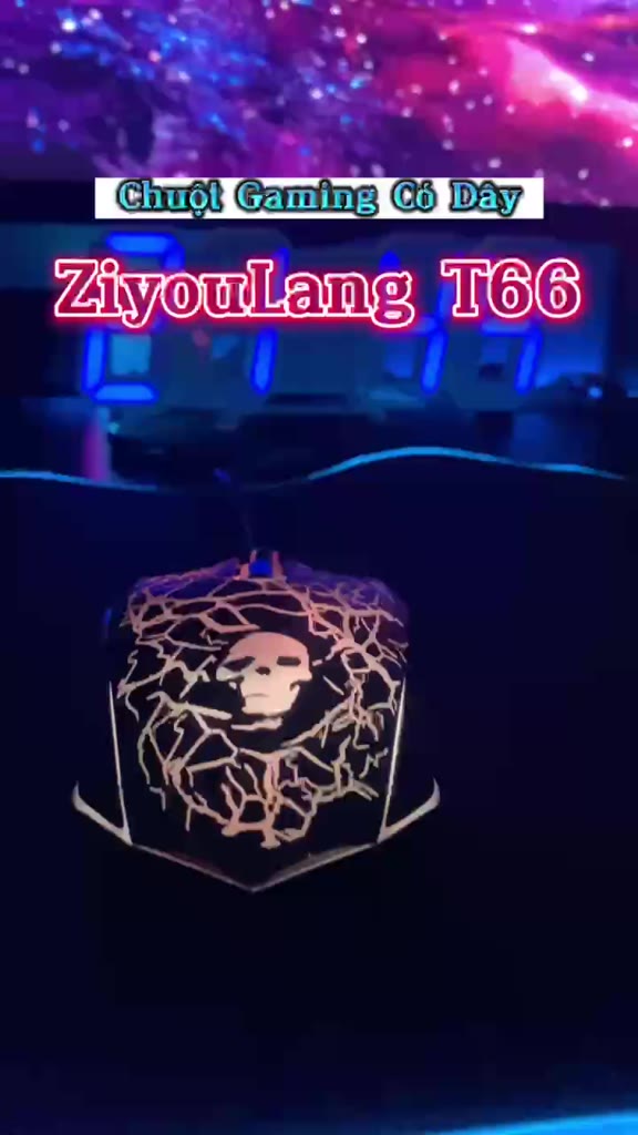Chuột Máy Tính Có Dây ZiyouLang T66 Gaming Mouse Thiết Kế Độc Lạ, 6 Nút Chức Năng, Led RGB Đổi Màu, Phù Hợp Laptop/Pc | BigBuy360 - bigbuy360.vn