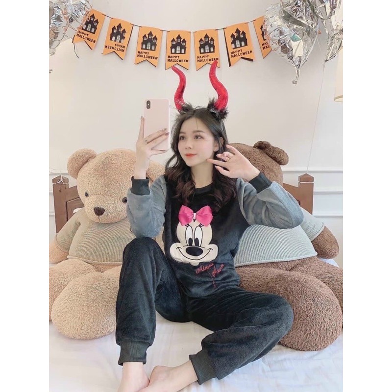 Bộ bông cute mặc nhà