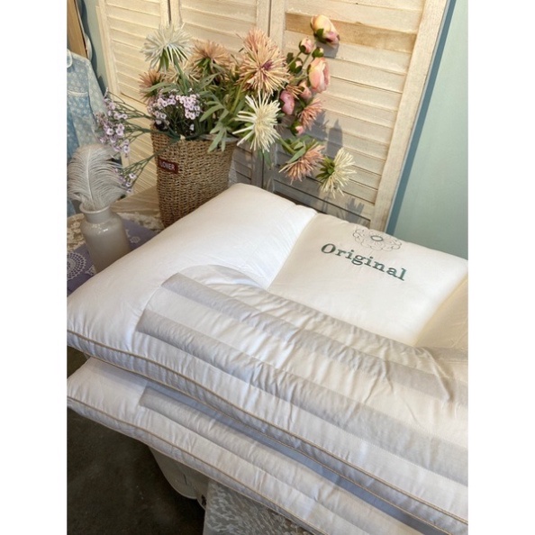 Gối đầu massage ORIGINAL_Chính hãng_dòng gối cao cấp chống mỏi vai gáy bảo vệ sức khỏe,kích thước chuẩn 50x70, nặng Giá