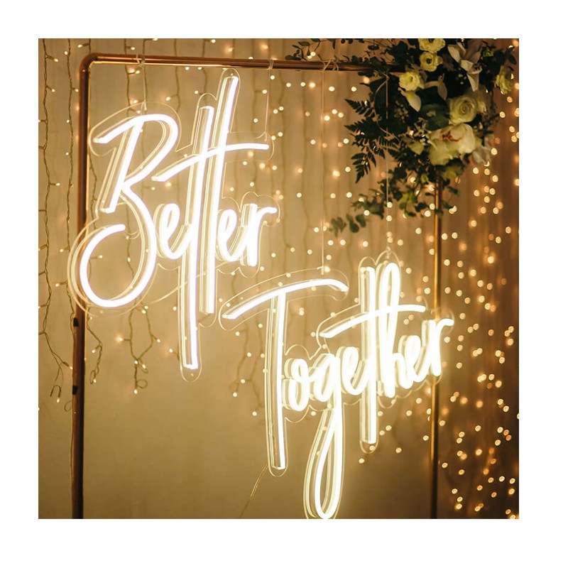 Đèn Led Neon Decor Phòng Ngủ Uốn Chữ , Logo , Biểu Trượng theo yêu cầu , có điều khiển từ xa làm biển bảng quảng cáo