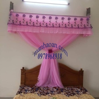 (BH 1 Năm- Inox Tiến Đạt) Màn khung xếp gọn trọn bộ Khung+ Màn Tuyn lạnh cao cấp