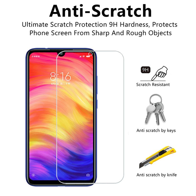 Kính cường lực cho điện thoại Xiaomi Redmi Note 11 10 10S 8T 2 3 4 4X 5A 5 6 7 8 9 9S K20 Pro Max S2 3S 4A S2 Go 7A 8A 9A 9C