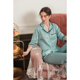 Bộ lụa bambi cao cấp tay lỡ - BB650