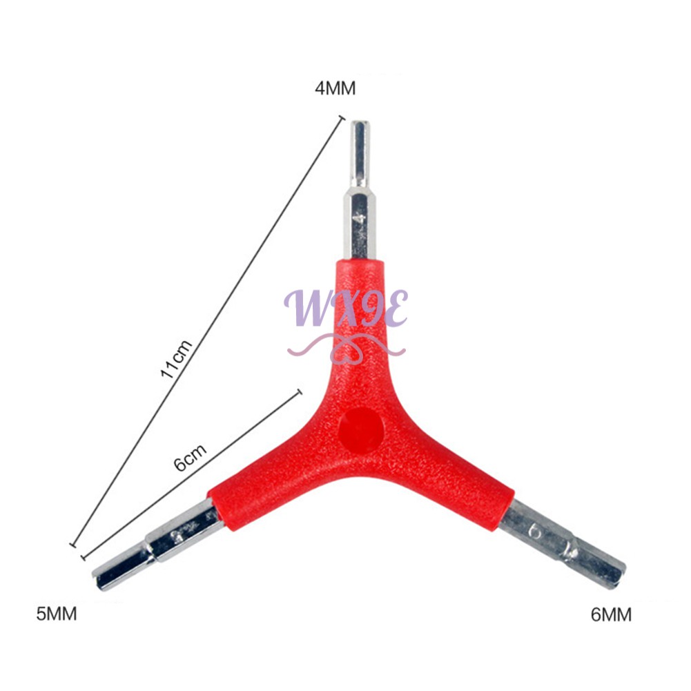 Chìa Vặn Đai Ốc Hình Chữ Y 3 Đầu 4 / 5 / 6mm