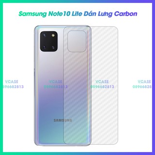 Miếng Dán Cacbon Dành Cho Samsung Galaxy Note 10 Lite
