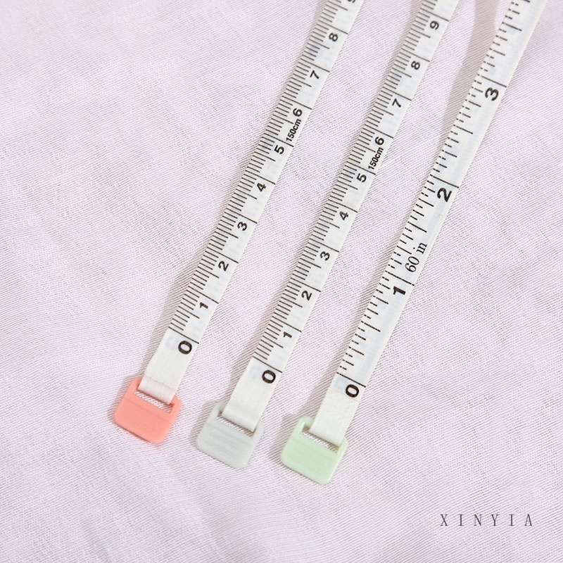 Thước Dây Đo Vải May Bằng Nhựa Mềm Có Thể Thu Vào Tiện Dụng