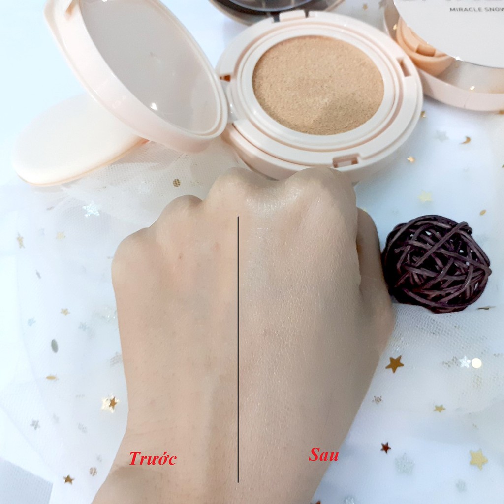 Phấn Nước Chống Nắng, Trắng Da, Tạo Nền Hoàn Hảo Care:Nel Miracle Snow Cushion SPF50+/PA++++ 14g | BigBuy360 - bigbuy360.vn