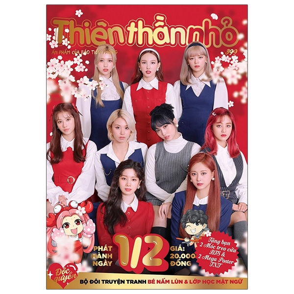 Sách Thiên Thần Nhỏ - Số 399 - Tặng Kèm Poster Khổ Lớn TXT Và Móc Treo Cửa BTS
