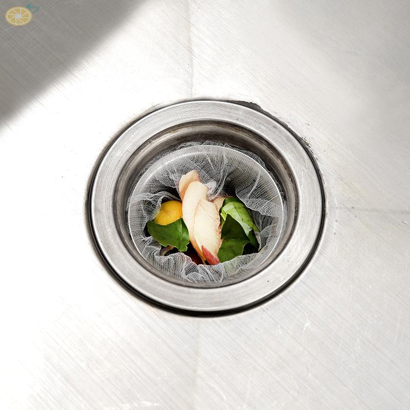 Set 30 / 100 Túi Lưới Lọc Rác Bồn Rửa Chén Tiện Lợi