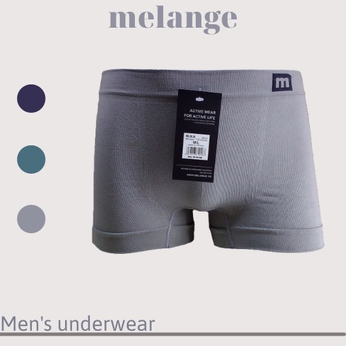 Quần lót đùi nam Melange dáng boxer