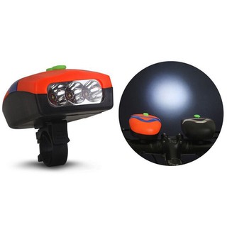 Đèn chiếu sáng kiêm còi dành cho xe đạp