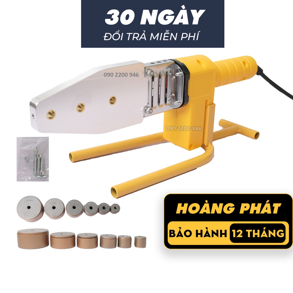 Máy hàn ống nhiệt RUFU 563 800w | máy hàn ống nước nóng |máy hàn ống nước PPR 20-63mm , đủ nhiệt tự động ngắt