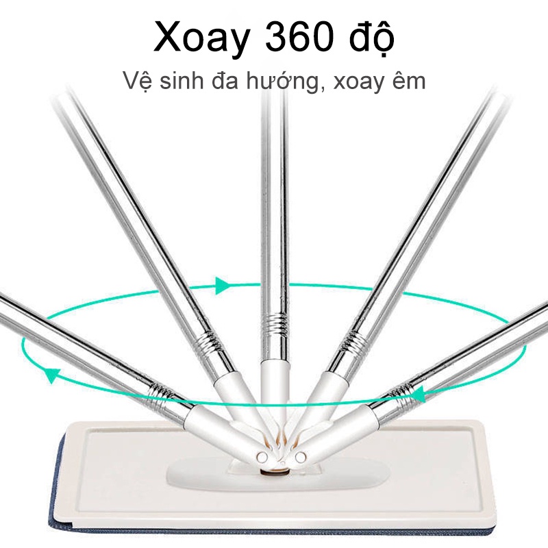 [HCM] Bộ Lau Nhà Tự Áp Thông Minh, dễ dàng lau sạch mọi vết bẩn, dễ dàng di chuyển mọi nơi-【GM-PBTB22】