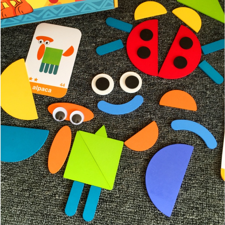 Bộ 50 chi tiết xếp hình con bọ giúp bé phát triển trí tuệ