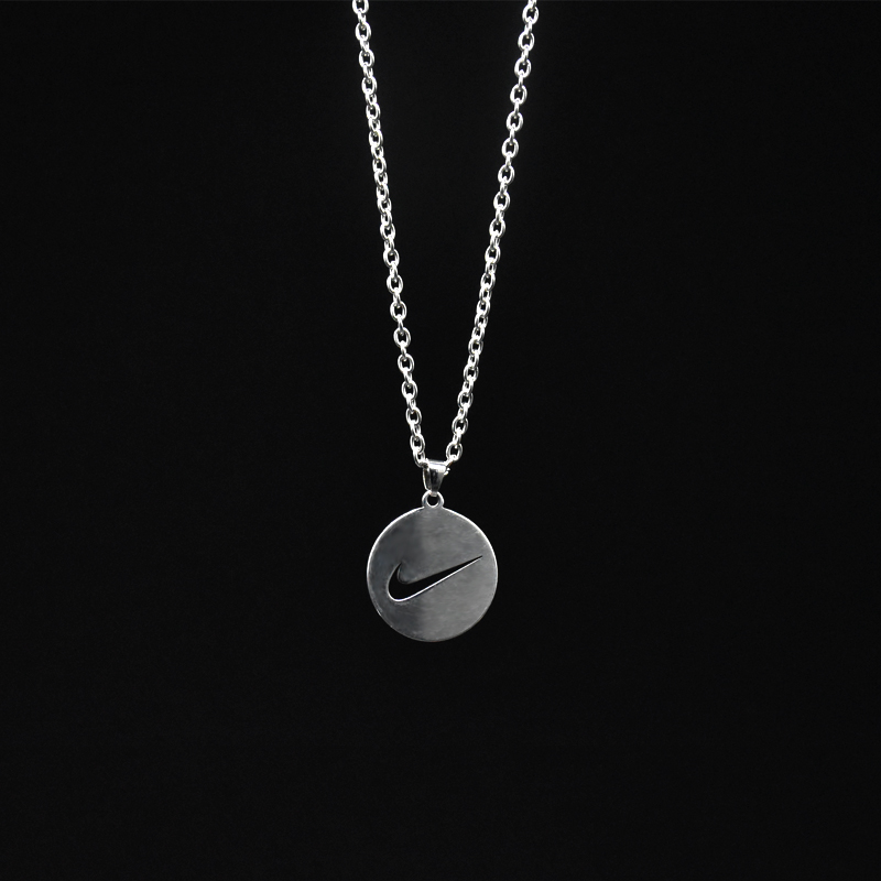 Vòng Cổ Bằng Thép Titan Thiết Kế Đục Lỗ Đơn Giản Thời Trang hip hop Hàn Quốc Cho Nam Và Nữ