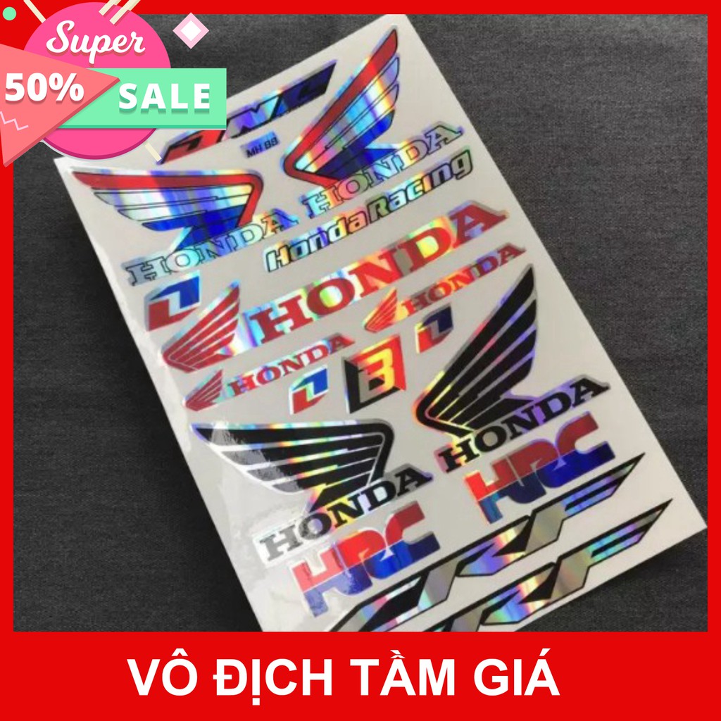 [GIÁ GỐC] BỘ TEM CROM TRANG TRÍ XE MÁY K4