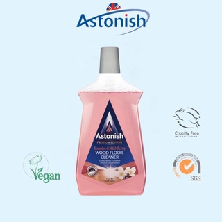 Nước lau sàn gỗ hương hoa nhài và dâu dại tây Astonish 1L C6120 tạo lớp phủ bảo vệ sàn gỗ sáng bóng tự nhiên