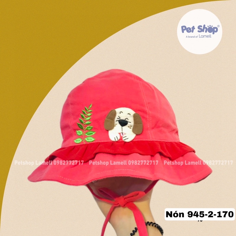 NÓN Thương Hiệu PETSHOP cho bé DOZ-945 chất Cotton Thoáng Mát