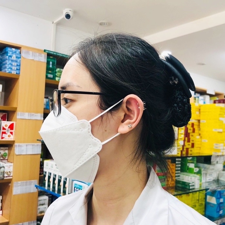 Khẩu trang KF94 4D Hàn Quốc chống bụi mịn và kháng khuẩn Zenida