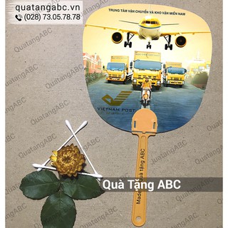 Phôi quạt cầm tay - màu vàng
