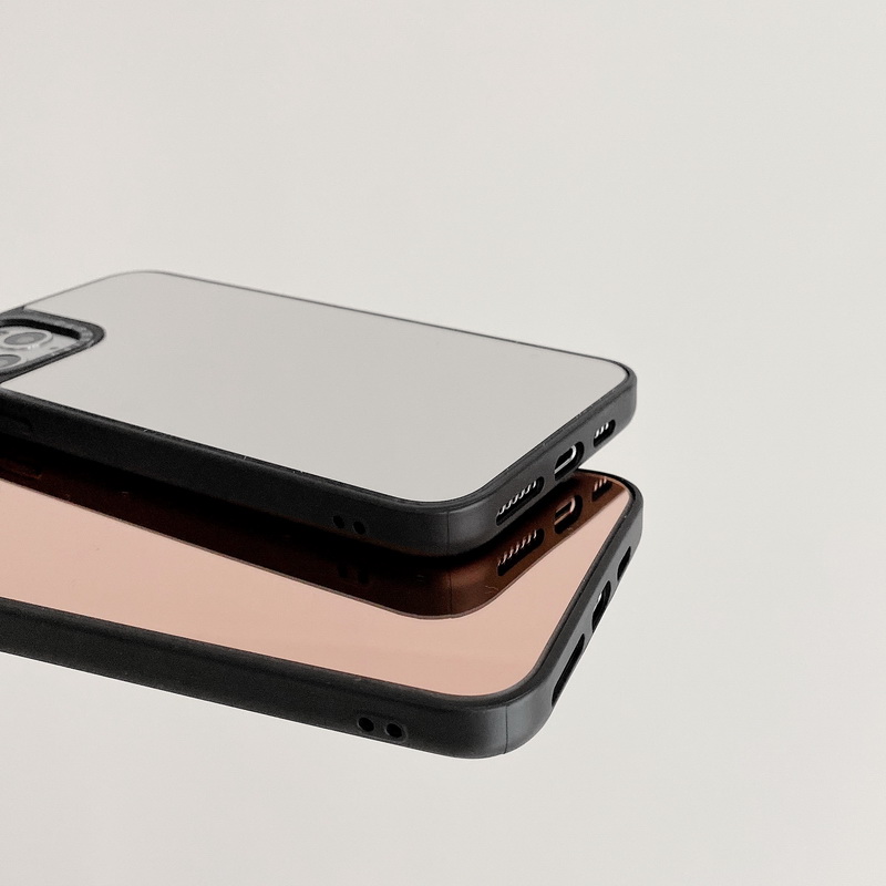 Ốp Điện Thoại Chống Sốc Tráng Gương Cho iPhone 14 13 12 11 Pro MAX Mini X XR XS MAX 8 7 Plus Chống Rơi