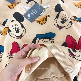 SET COMBO 2 BỘ NỈ BÔNG MICKEY DONAL CHO BÉ