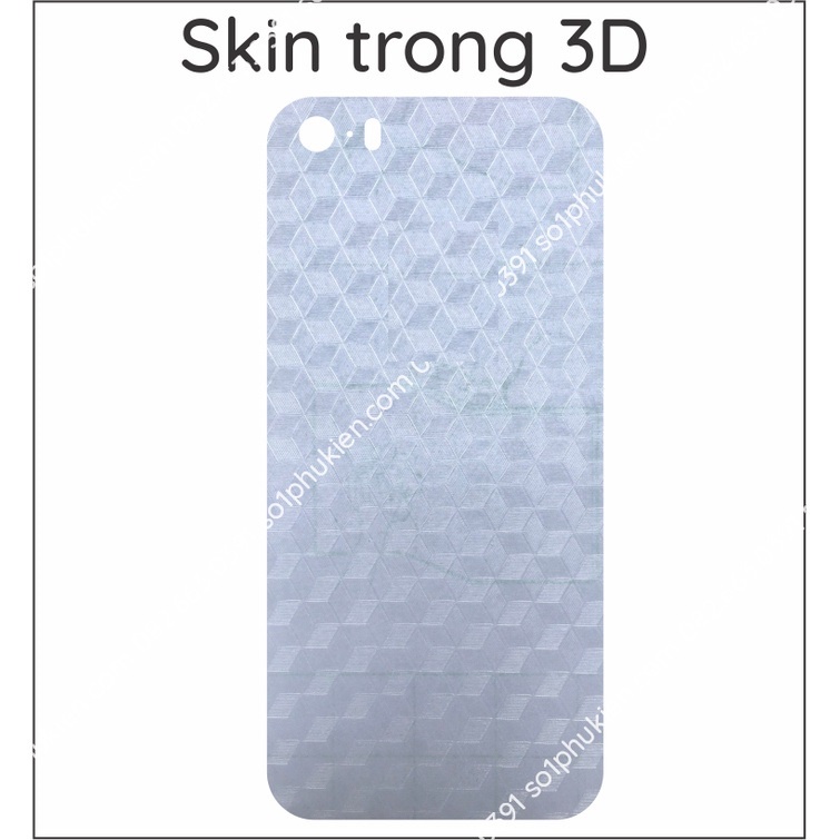 Miếng dán mặt lưng skin carbon iPhone 5 / 5s / 5c