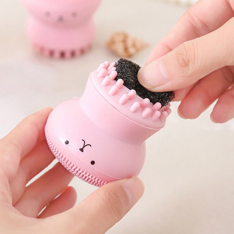 Cọ rửa mặt massge Beauty Tools hình bạch tuột