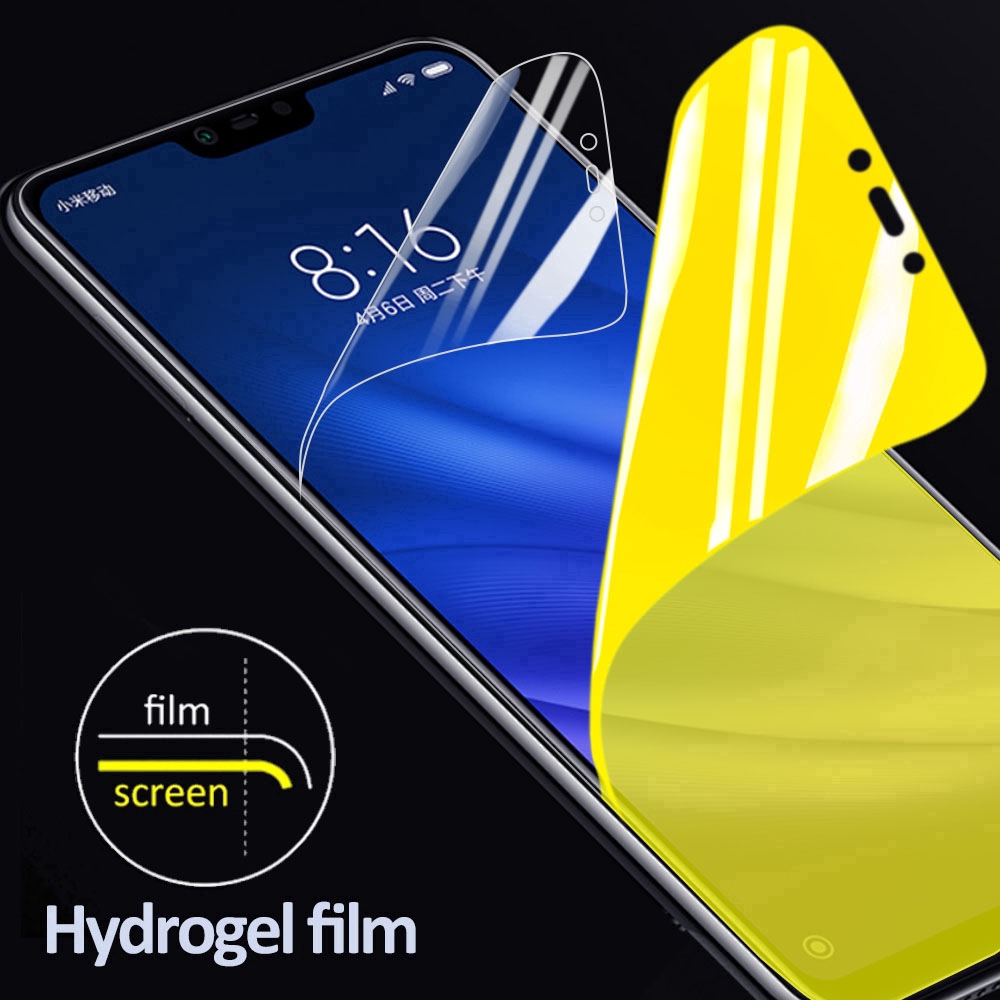 Màng Hydrogel màu trong suốt cho Xiaomi Mi10 Mi11 Mi 10 10T Note 10 Pro Mi 11 Pro/Lite/Ultra Redmi Note 8 7 5 10 Pro Max 10S Redmi 8 K20 K40 Pro