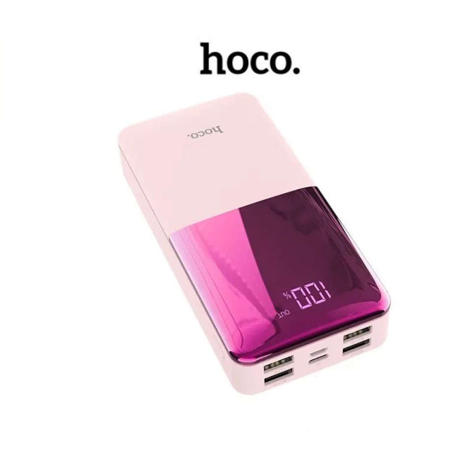 Sạc dự phòng 30000mah chính hãng Hoco J42b 4 cổng sạc cực nhanh