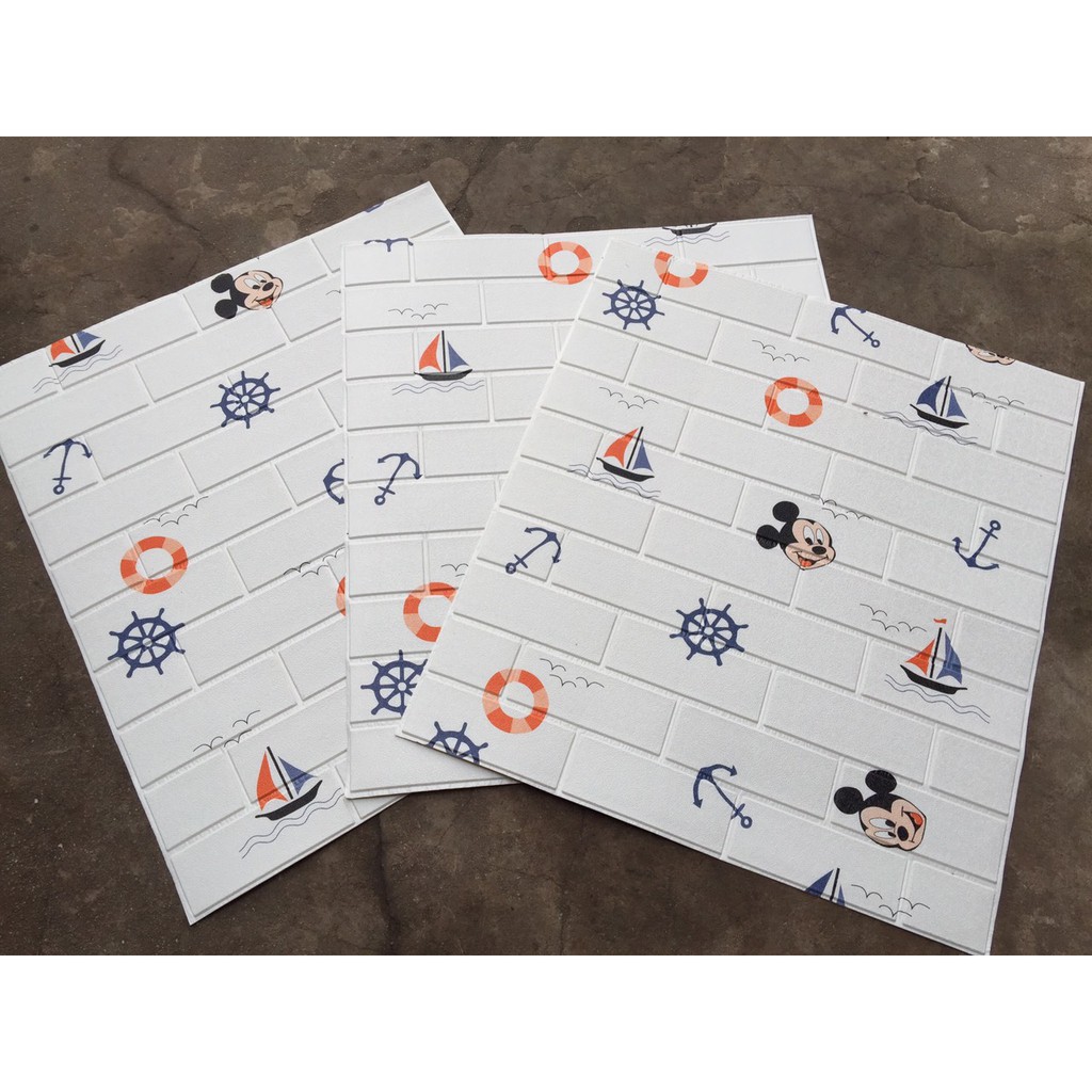 Xốp dán tường [ in hình 3D ngộ nghĩnh ][ giá thanh lý ]- NỘI THẤT CHÍ LINH | BigBuy360 - bigbuy360.vn