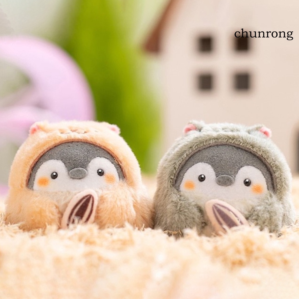 Móc Khóa Hình Chim Cánh Cụt Nhồi Bông CR-8/12cm