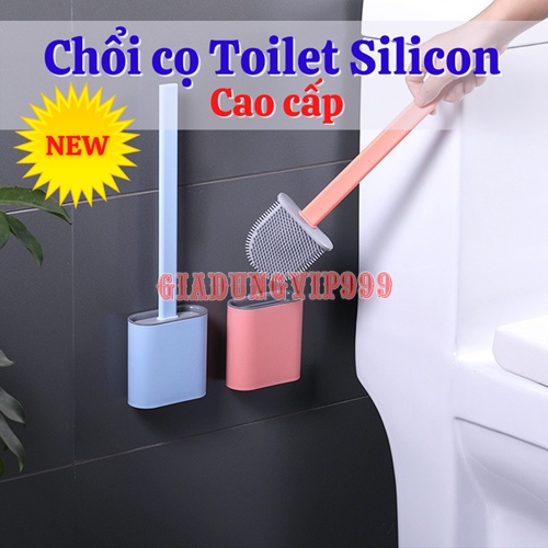 [Ưu đãi] Cọ bồn cầu  Cọ vệ sinh Toilet silicon thông minh siêu sạch treo tường cao cấp tiện lợi (giao màu ngẫu nhiên)