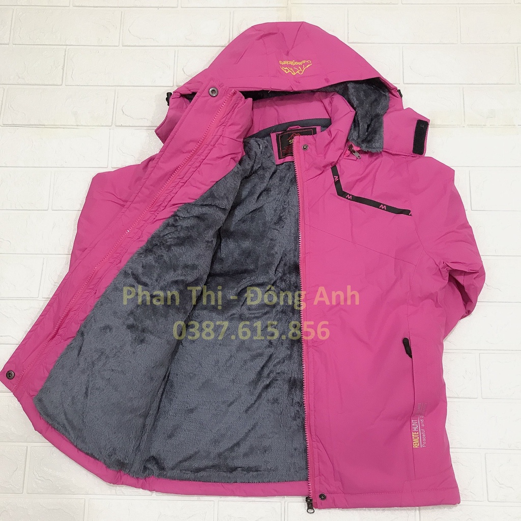 Áo khoác nam nữ chống NƯỚC [3 lớp lót lông], chuẩn OUTDOOR [A012], áo khoác đẹp 2020, chắn gió, siêu ấm