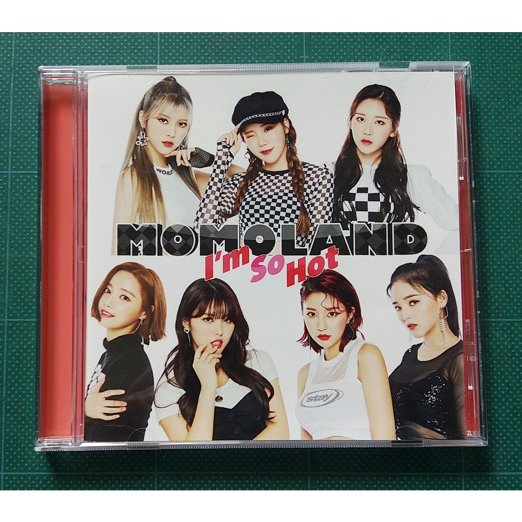 Album Trống Nhật Bản MOMOLAND-I 'm So Hot Phiên Bản Trơn Nhật Bản Unpacked No Kpop CD Card