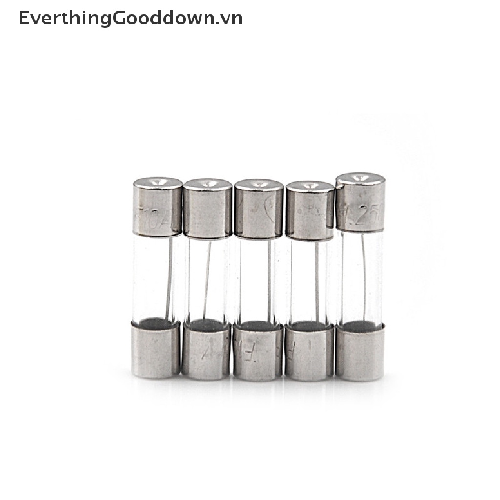 Hộp 100 Cầu Chì Thủy Tinh 10A 250V 5 * 20mm 10A