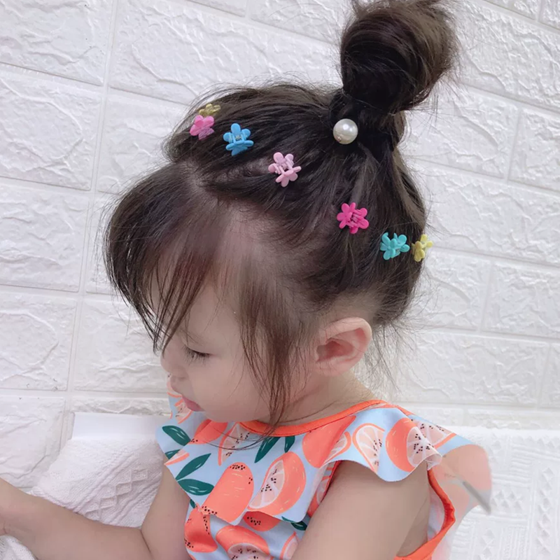 Set 20 kẹp tóc móng vuốt nhiều hình dạng tùy chọn nhiều màu xinh xắn
