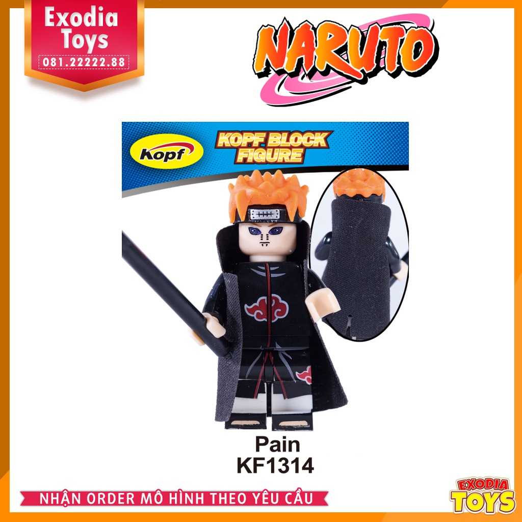 Xếp hình Minifigure Boruto Hậu Sinh Khả Úy - Đồ Chơi Lắp Ghép Sáng Tạo - KOPF KF6112
