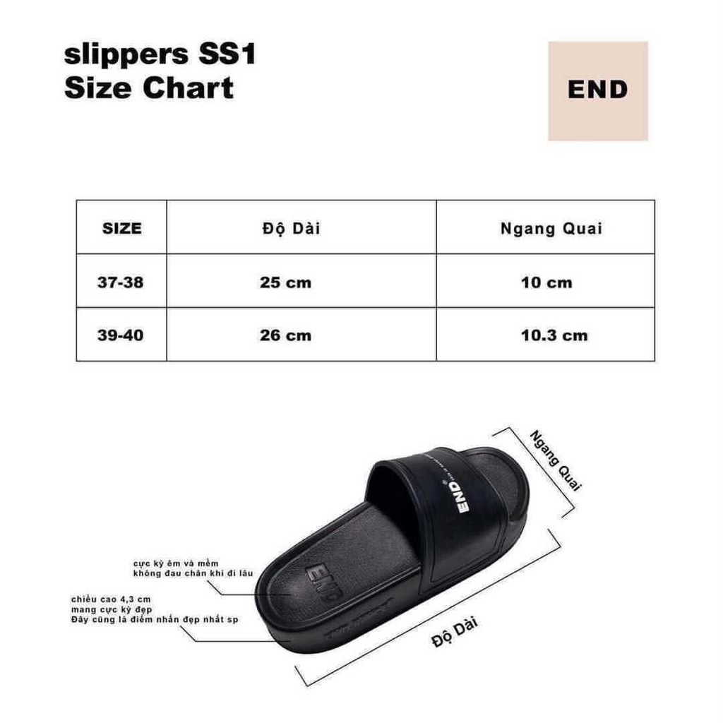 Dép END.PAYCE ss1 ( slipper end. )