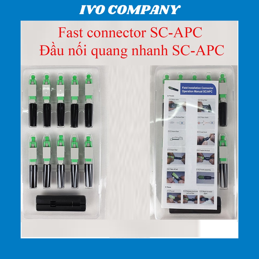 1 Đầu Nối Nhanh Fast Connector GPON SC/APC FPT VNPT FTTH