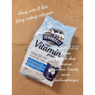Sữa tươi Devondale vitamin plus 1kg