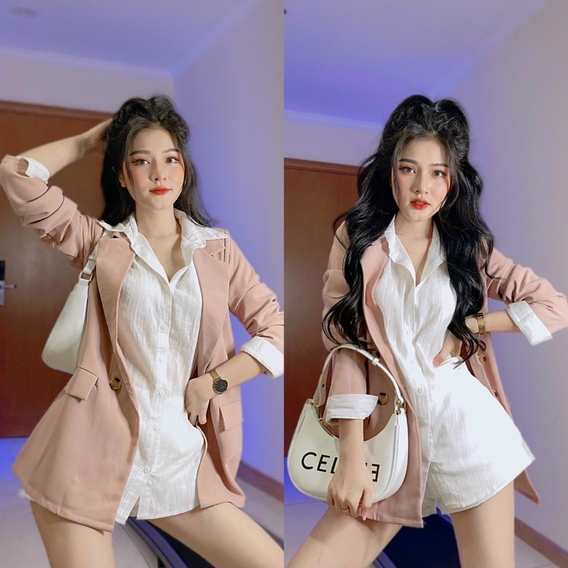 Sơ Mi lụa tay phồng