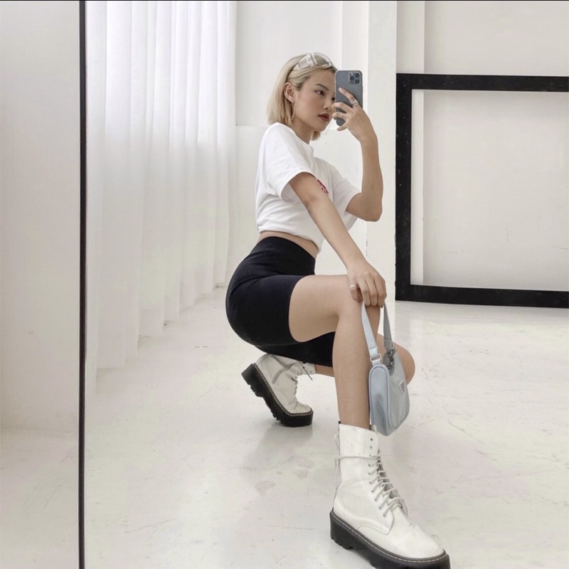 Quần thun ngố / quần biker thun lạnh (hàng may xưởng xuất khẩu bao form) | BigBuy360 - bigbuy360.vn